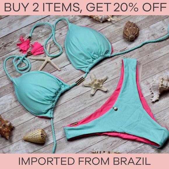 Double face bikini set - top & bottom - 2 piece - Picture 2 of 16